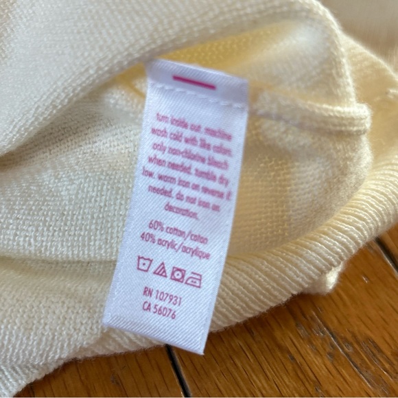 Justice Button Down Front Cardigan Sweaters Girls Size 8 Black Sequin & Ivory - Picture 4 of 8